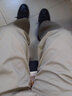 JEEP SPIRIT吉普休闲裤男商务休闲直筒简约男裤春夏微弹棉质舒适休闲裤子608B 卡其色 36 实拍图