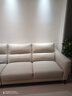 顾家家居皮沙发现代轻奢沙发客厅沙发1107柔空白四人位组合     实拍图