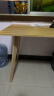 元优实木电脑桌书桌台式电脑家用桌子现代简约简易办公桌桌椅组合套装 原木款无油漆（单桌） 120*60*75 实拍图