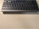 航世（BOW）HD098C  双模无线蓝牙充电键盘  手机平板ipad电脑苹果小米华为办公通用三模键盘  灰黑 实拍图