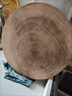 满弓菜板商用银杏砧板整木原木家用实木非拼接厨师加厚白果树砧板圆型 纯原木 无拼接 不上腊 无胶水 直径38cm（厚度8厘米） 实拍图