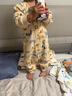 格里尼（griny）婴儿睡袋春秋薄款纱布保暖宝宝竹棉分腿睡袋四季通用空调房防踢被 山林萌虎（4层竹棉纱布） 90码/M[建议身高85-95cm] 实拍图