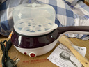 领锐（lingrui） 煎蛋器蒸蛋器煮蛋器自动断电迷你不沾锅插电煎蛋锅蒸蛋机煮鸡蛋神器蛋羹多功能 XB-3109 紫色 ( 单层蒸笼 ) 实拍图