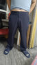 罗蒙休闲裤男士春秋冬加绒加厚男裤高弹抗皱免烫宽松直筒西装裤子男 藏青 【春秋厚款】 40 ( 腰围3尺1) 实拍图