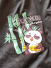 真维斯（JEANSWEST）冰丝速干短袖t恤男夏季简约百搭宽松凉感T男士透气吸汗运动半袖衫 黑色 愉快熊猫_K L 【品牌精选】 实拍图