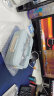 美厨（maxcook）微波炉饭盒 小麦秸秆大容量加深3格学生饭盒1200ml 蓝色MCFT550 晒单实拍图