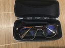 VEESA变色防蓝光电竞游戏眼镜佐欢眼镜眼镜框架平光镜可配近视度数散光 豆花金框 防蓝光平光（0度） 实拍图