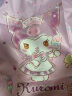 Hello Kitty儿童罩衣反穿衣宝宝吃饭围兜画画衣防水围裙饭兜 U4053紫色 S码  实拍图