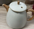 陶迷（TAOMI）茶壶单壶陶瓷泡茶壶家用白瓷汝窑开片可养功夫茶具茶水分离沏茶壶 黄汝窑汉峰壶 250ml 101mL(含)-200mL(含) 实拍图