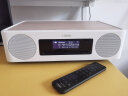 雅马哈（Yamaha）TSX-B237 音响 CD机 迷你音响 无线蓝牙hifi桌面台式音响 无线充电 中文显示 USB播放 白色 实拍图