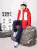 探路者（TOREAD）男女童冲锋夹克  秋冬款童装儿童保暖防风外套QABBBL95248 朱雀红本白水手蓝 130 实拍图