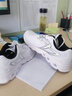 特步男鞋运动鞋男秋季运动户外跑步鞋男轻质皮面减震旅游鞋休闲鞋 帆白/山岚绿/猫眼灰 (皮面保暖) 43 实拍图