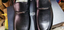 金利来（Goldlion）男鞋2026新款商务正装鞋套脚皮鞋男真皮软皮软底休闲鞋一脚蹬 黑色53372022101A 36 实拍图