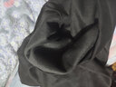 鹿凌青春秋季长袖T恤男宽松麂皮绒上衣服卫衣男女情侣青少年冬季打底衫 E01深灰色加绒 加绒 L （90-110斤） 实拍图