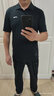 李宁（LI-NING）短袖t恤男夏季polo衫修身翻领运动服休闲T恤冰丝速干男装上衣 polo衫黑色 XL (180/96A) 实拍图