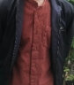 无印良品（MUJI）男式 法兰绒立领衬衫 长袖休闲百搭衬衣男士外套纯棉全棉ACA75C1A 砖红色 S  （165/84A） 晒单实拍图