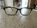 帕洛格（PALUOGE） 近视眼镜男可配度数纯钛超轻眼镜大框休闲潮防蓝光变色眼睛防雾 小码黑色款 单买0度防蓝光辐射镜片丨单镜框 实拍图