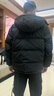 Gap男装徽章logo抽绳立领连帽羽绒服纯色外套677652 黑色 S (165/88A) 亚洲尺码 实拍图