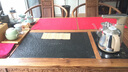 石匠同丰 天然乌金石茶盘（多款式多尺寸）经典功夫茶具茶托盘 大小号茶台 一叶扁舟60*37*3 实拍图