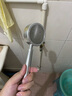 慈晨太空铝金属淋浴花洒喷头套装增压节水卫浴莲蓬头单淋雨头 太空铝花洒+1.5米管+打孔底座 实拍图