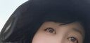 素锦初澜防晒帽女夏季黑胶防紫外线帽子太阳帽可调节蝴蝶结骑车开车遮阳帽 米色55-58适用附防风绳 实拍图