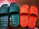 小白丫 新款软底夏浴室拖鞋男女按摩抗菌防臭防滑简约家居情侣洗澡凉拖 A2魔芋灰42-43适合42-43脚码 实拍图