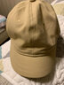 圣丹美冬新款短帽檐美式复古纯色帽子男士秋冬情侣软顶舒适棒球帽女鸭舌帽男春夏季韩版百搭时尚潮流短檐小沿 卡其-短沿软顶 可调节(男女通用) 实拍图