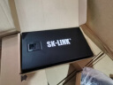 SK-LINK 桌面式光纤终端盒 4口4芯千兆多模SC满配尾纤法兰盘 光缆熔接盒 光纤续接盘 配线架SK-GXH4MM-SC 实拍图