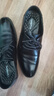 蜘蛛王男鞋皮鞋男士商务休闲鞋英伦时尚百搭低帮系带正装鞋 黑色 42  实拍图
