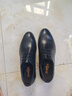 金利来（Goldlion）男鞋2026款男士轻底商务正装鞋皮鞋男系带软皮休闲鞋婚鞋圆头 黑色光面571720231ADX 43 实拍图