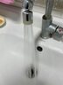 潜水艇水龙头起泡器防溅头 可旋转气泡花洒 厨房菜盆面盆通用出水嘴配件 【精铜2只装】【一厨一卫】 实拍图
