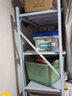帆影 货架仓储超市家用展示架仓库货物架储物架架多层置物架铁架钢架 轻型白色主架 长120*宽50*高200四层 实拍图