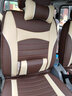 沙利文威旺306/307/M20/M30/M50F/M35座套7座全包四季通用五菱宏光s座套 YS七座全皮-米咖色 实拍图