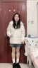 雪莱琼斯（Shelley Jones）白鸭绒羽绒服男冬季新款保暖加厚连帽羽绒衣日系潮牌宽松休闲外套 卡其色 XL 实拍图