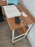 木以成居电脑桌台式 双层书房书桌书架组合简约办公家用写字桌子苹果木色 实拍图