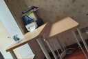 林氏家居双层可活动带轮电脑桌子家用学生学习书桌椅套装卧室小户型BG034 原木色|1.2m电脑桌+1.0m移动桌 晒单实拍图