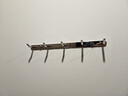 欧琳（OULIN）卫浴挂件 五金挂钩 挂衣钩 衣帽钩 浴室挂钩 毛巾环 5排钩 实拍图
