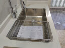摩恩（MOEN） 不锈钢厨房配件水槽沥水篮菜篮 可调节沥水篮23701 晒单实拍图