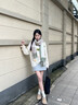 MITHAOL KUSC100%羊毛格子围巾女秋冬加厚保暖披肩女士围脖生日元旦礼物送女友 绿色格纹【高档礼盒装】 实拍图
