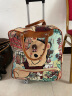嘉禾生活 拉杆包行李包手提包大容量旅游行李包男女旅行袋可爱登机箱包 彩色小熊 PU皮 20英寸 可登记 晒单实拍图