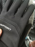 佰思腾 骑行手套男女冬季防泼水快递外卖山地车保暖户外运动登山防滑抗震可触屏骑车手套 骑行A款男黑 实拍图