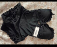 柯帛泳衣女新款韩版ins连体性感泳装保守遮肚显瘦度假温泉装 黑色 L（95-110斤） 实拍图