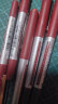 三菱（uni）UB-150中性笔直液式走珠笔签字笔 0.5mm耐水考试财务用笔红色 5支/袋 实拍图