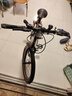 百士盾儿童自行车山地单车6-16岁以上学生减震双碟刹越野中小男女孩赛车 旗舰版7速【辐条轮】黑红色 20寸丨适身高125-145丨 实拍图
