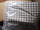 丝域（SIYU）休闲蚕丝被100%空调被夏凉被夏被薄被子全棉可水洗学生单人双人 浅兰小格 150x200cm 实拍图