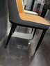 邦将 北欧轻奢餐椅休闲椅子家用简约化妆靠背现代酒店椅铁艺餐桌椅 黑腿橘咖【2把起发】 实拍图