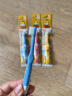 盛势达（Sunstar）日本进口巧虎儿童牙膏牙刷婴幼儿童1-12岁宝宝低氟防蛀水果味 2-4岁牙刷3支（颜色随机） 实拍图