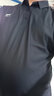 JEEP吉普短袖复古t恤男夏季冰丝POLO打底衫宽松透气翻领衣服团购定制 黑色 XL【建议130-145斤】 实拍图
