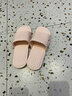 merdor男士拖鞋夏天家居室内抗菌浴室洗澡防滑软底静音轻便凉拖鞋女四季 皮粉 36-37 S码 实拍图