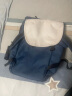 ACROSS双肩包男女背包大容量电脑包休闲旅行包时尚背包潮流学生情侣书包 灰红蓝 晒单实拍图